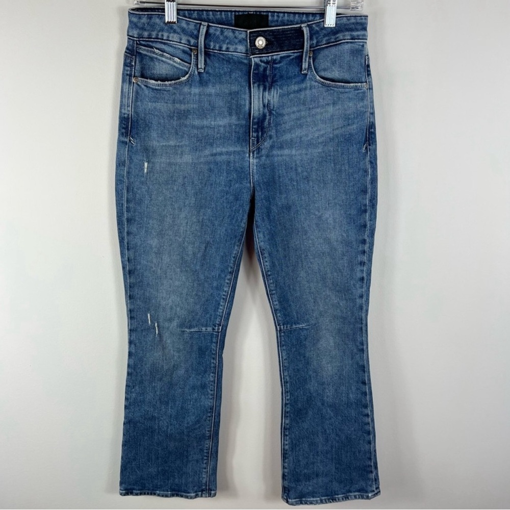 RTA Kiki Crop Flare Jeans